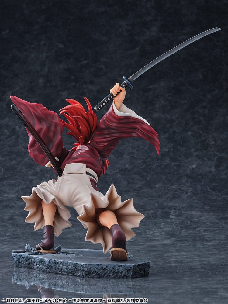 Rurouni Kenshin: Meiji Kenkaku Romantan Kyoto Douran PVC Statue 1/6 Kenshin Himura Amakakeruryuunohirameki Ver. 26 cm 4573629960056