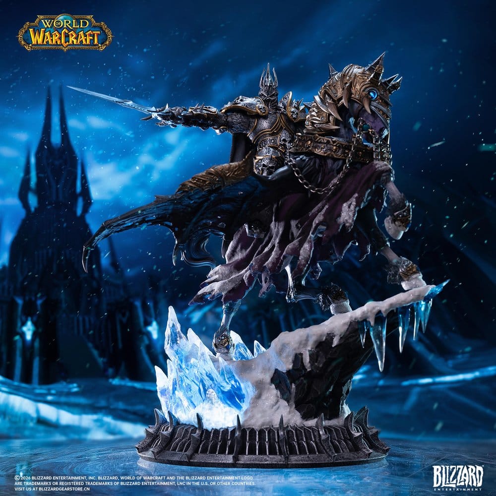 Warcraft Statue The Lich King & Invincible 36 cm 6978082550178
