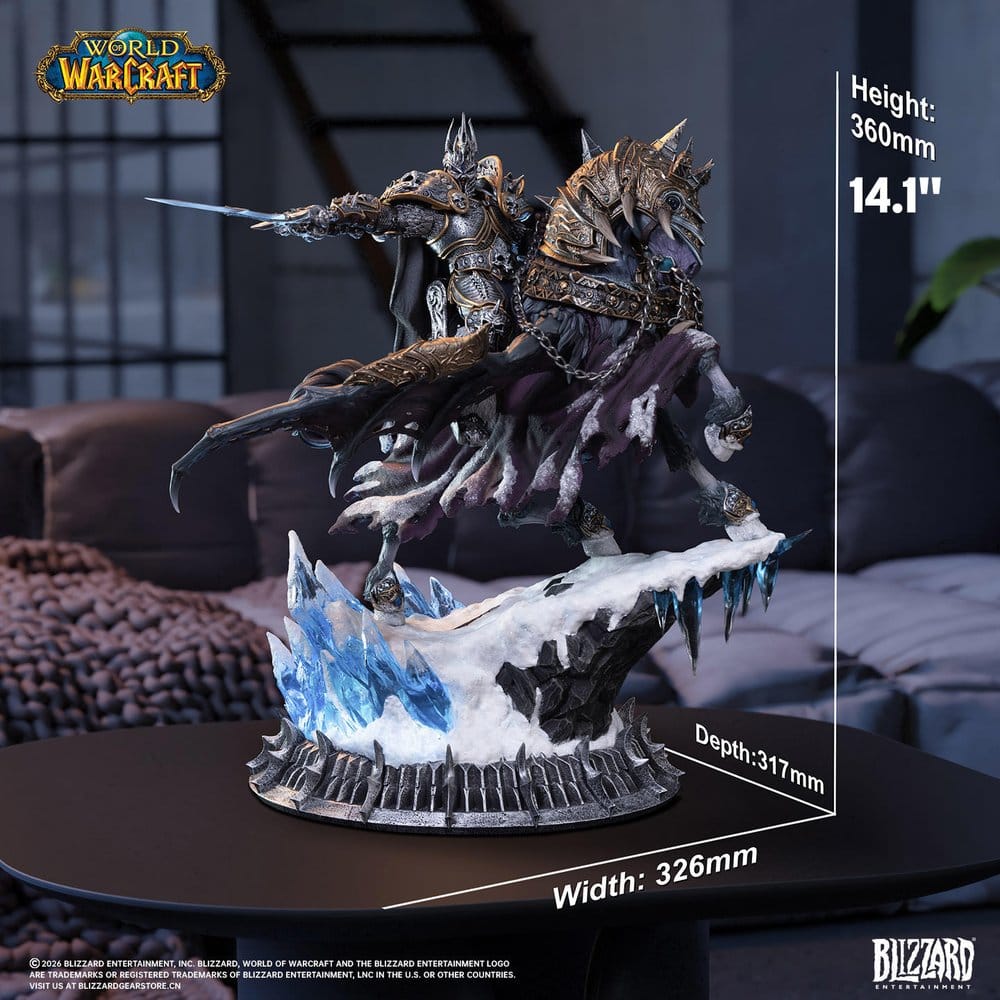Warcraft Statue The Lich King & Invincible 36 cm 6978082550178