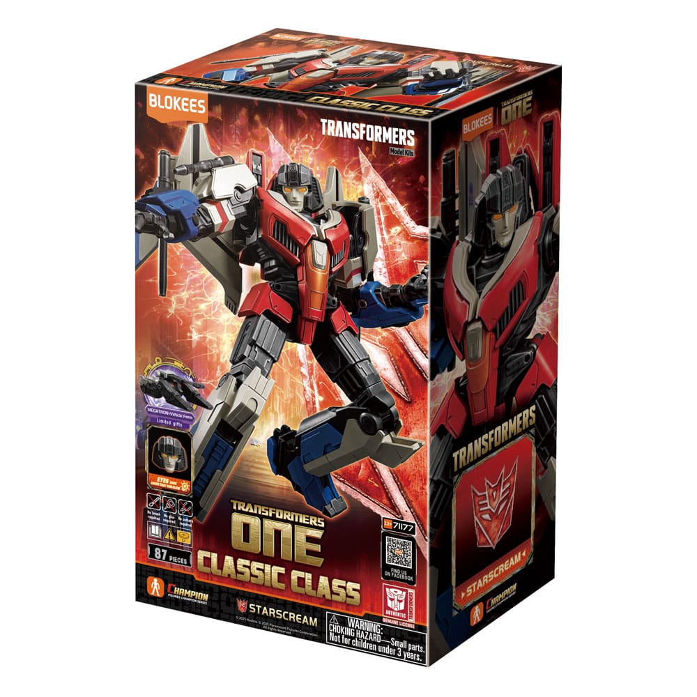 Transformers Blokees Plastic Model Kit Classic Class 16 Starsream 0810181530032