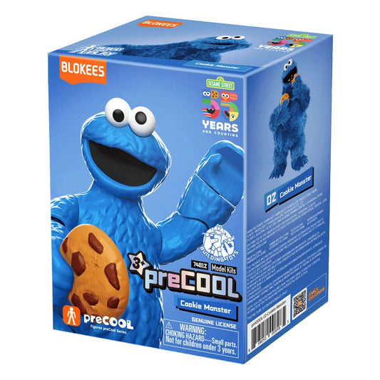 Sesame Street Blokees PreCool Series 1 Plastic Model Kit 02 Cookie Monster 13 cm 0858050000898