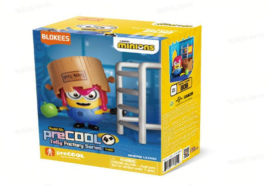 Minions Blokees PreCool Jelly Factory Series 1 Plastic Model Kit 01 Bob the Fruit Keeper 0810181530735