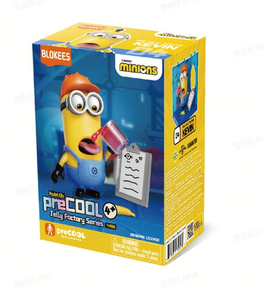 Minions Blokees PreCool Jelly Factory Series 1 Plastic Model Kit 04 Kevin the Jelly Taster 0810181530766