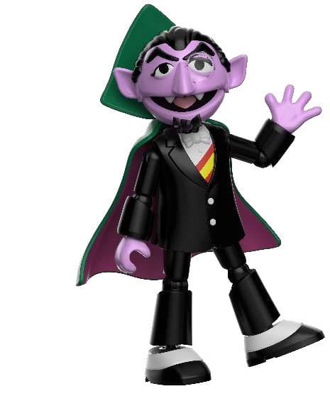 Sesame Street Blokees PreCool Series 2 Plastic Model Kit 08 Count Von Count 13 cm 0810181530582