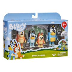 Bluey Action Figures 4-Pack  0630996130094