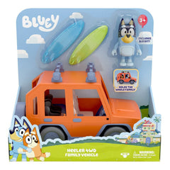 Bluey Action Figure with Vehicle Bluey Family Cruiser  0630996130186