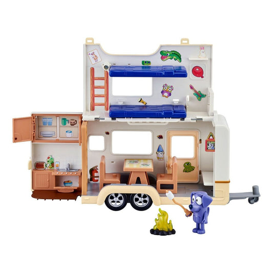 Bluey Action Figure with Vehicle Bluey Caravan 0630996130865