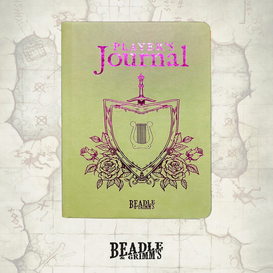 Notebook A5 Player's Journal Sage Green Shield 9781955133104
