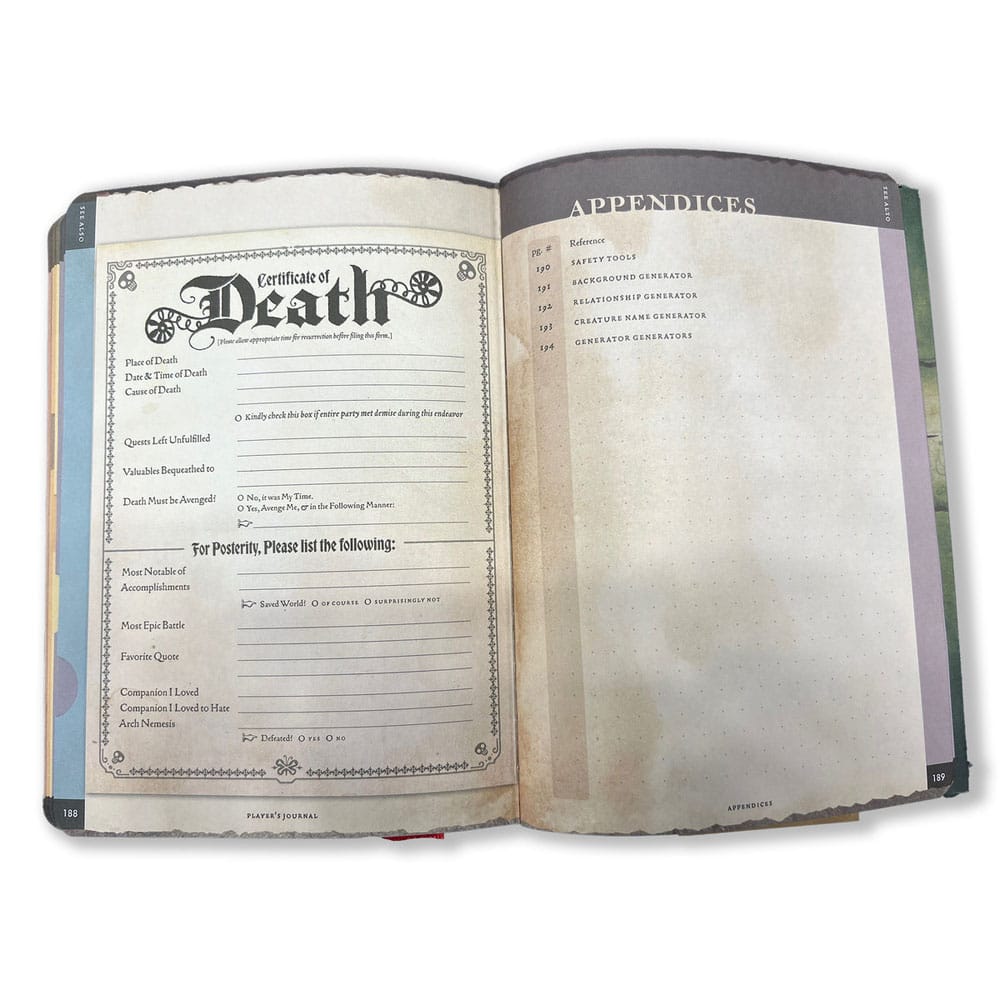 Notebook A5 Player's Journal Sage Green Shield 9781955133104
