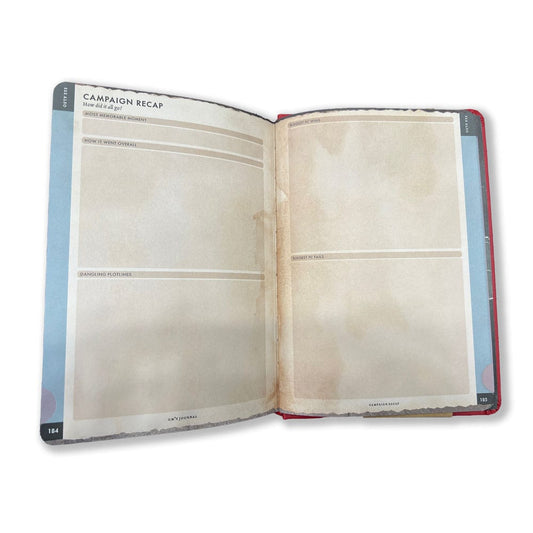 Notebook A5 Gamemaster's Journal Orange Portal 9781955133098