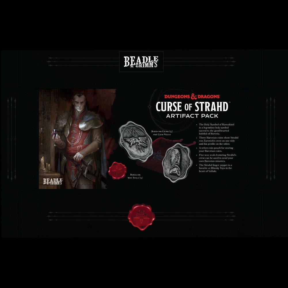 Dungeons & Dragons: Curse of Strahd Geschenkbox Artifact Set 0850060996184