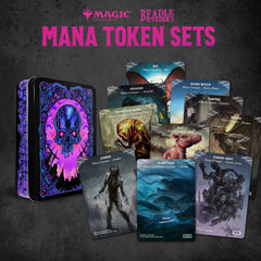 Magic the Gathering Dice and Token Pack Black Mana 0850060996009
