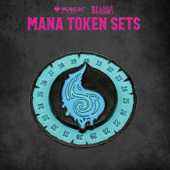 Magic the Gathering Dice and Token Pack Blue Mana 0850060996016