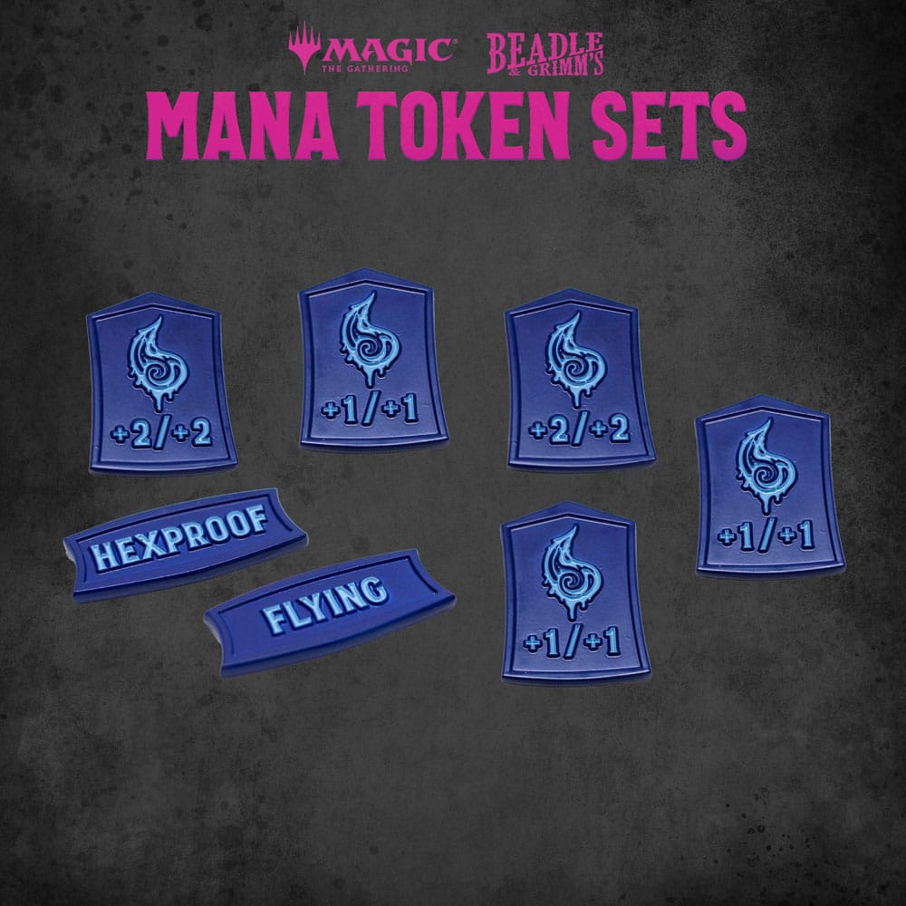 Magic the Gathering Dice and Token Pack Blue Mana 0850060996016