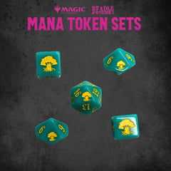 Magic the Gathering Dice and Token Pack Green Mana 0850060996023