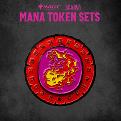 Magic the Gathering Dice and Token Pack Red Mana 0850060996047