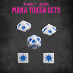 Magic the Gathering Dice and Token Pack White Mana 0850060996030