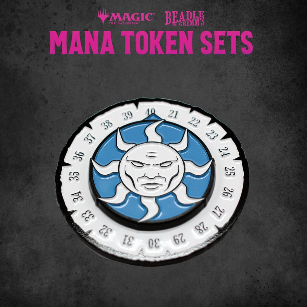 Magic the Gathering Dice and Token Pack White Mana 0850060996030