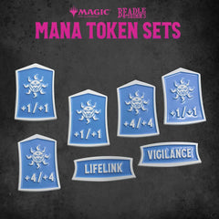 Magic the Gathering Dice and Token Pack White Mana 0850060996030