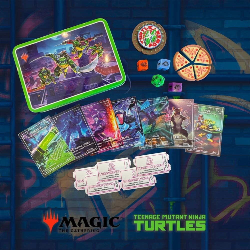 Magic the Gathering Dice and Token Pack Teenage Mutant Ninja Turtles *English* 0850060996542