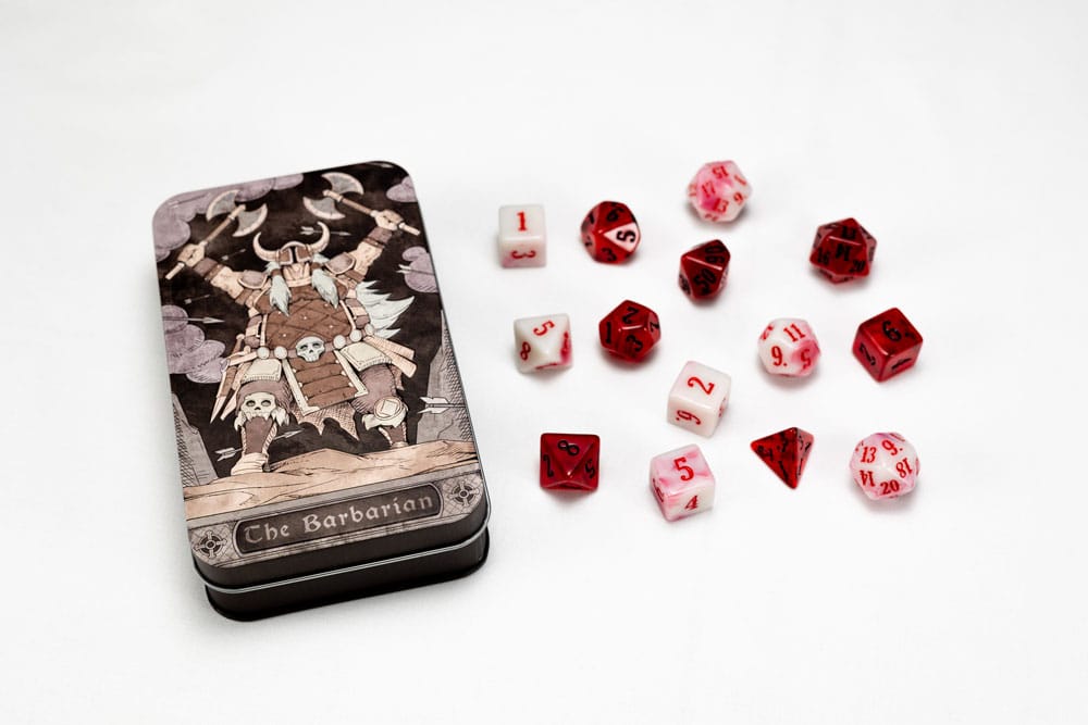 Character Class Classic RPG Dice Set Barbarian (13) 0789554769679