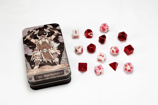 Character Class Classic RPG Dice Set Barbarian (13) 0789554769679