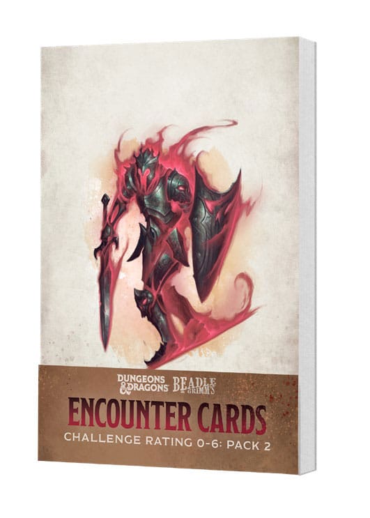 Dungeons & Dragons RPG Encounter Cards Challenge Rating 0-6: Pack 2 *english* 776438