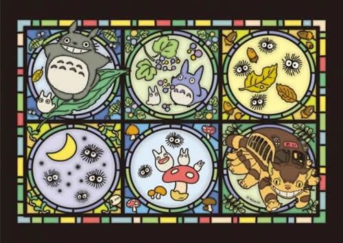 My Neighbor Totoro Art Crystal Jigsaw Puzzle Totoro's Forest Letter 4970381183936