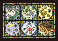 My Neighbor Totoro Art Crystal Jigsaw Puzzle Totoro's Forest Letter 4970381183936