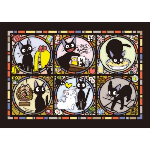 Kiki's Delivery Service Jigsaw Puzzle Stained Glass Jiji's everyday 4970381183943
