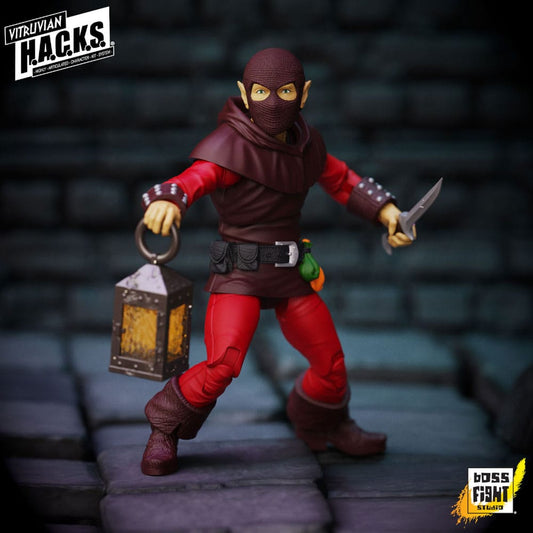 Vitruvian H.A.C.K.S. Action Figure Halfling Scout Dwynn Dellos 0814800024681