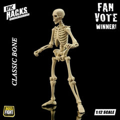 Epic &nbspH.A.C.K.S. Action Figure 1/12 Skeleton Blank Classic Bone 0814800025831