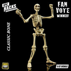 Epic &nbspH.A.C.K.S. Action Figure 1/12 Skeleton Blank Classic Bone 0814800025831