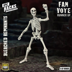 EPIC H.A.C.K.S. Action Figure 1/12 Skeleton Blank Bleached Remnants 0814800025954