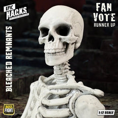 EPIC H.A.C.K.S. Action Figure 1/12 Skeleton Blank Bleached Remnants 0814800025954