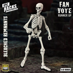EPIC H.A.C.K.S. Action Figure 1/12 Skeleton Blank Bleached Remnants 0814800025954