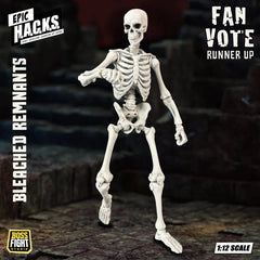 EPIC H.A.C.K.S. Action Figure 1/12 Skeleton Blank Bleached Remnants 0814800025954