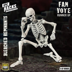 EPIC H.A.C.K.S. Action Figure 1/12 Skeleton Blank Bleached Remnants 0814800025954
