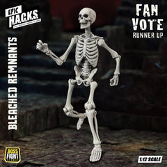 EPIC H.A.C.K.S. Action Figure 1/12 Skeleton Blank Bleached Remnants 0814800025954