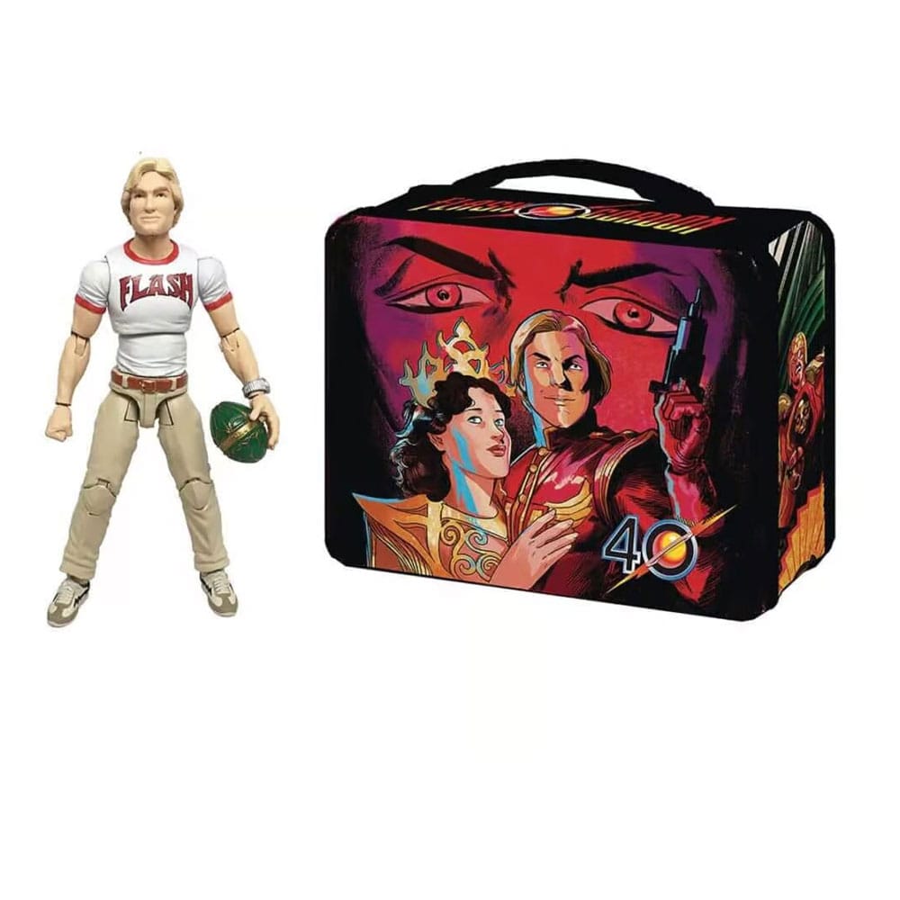 Flash Gordon Hero H.A.C.K.S. Action Figure Flash Gordon with Lunchbox 0814800021383