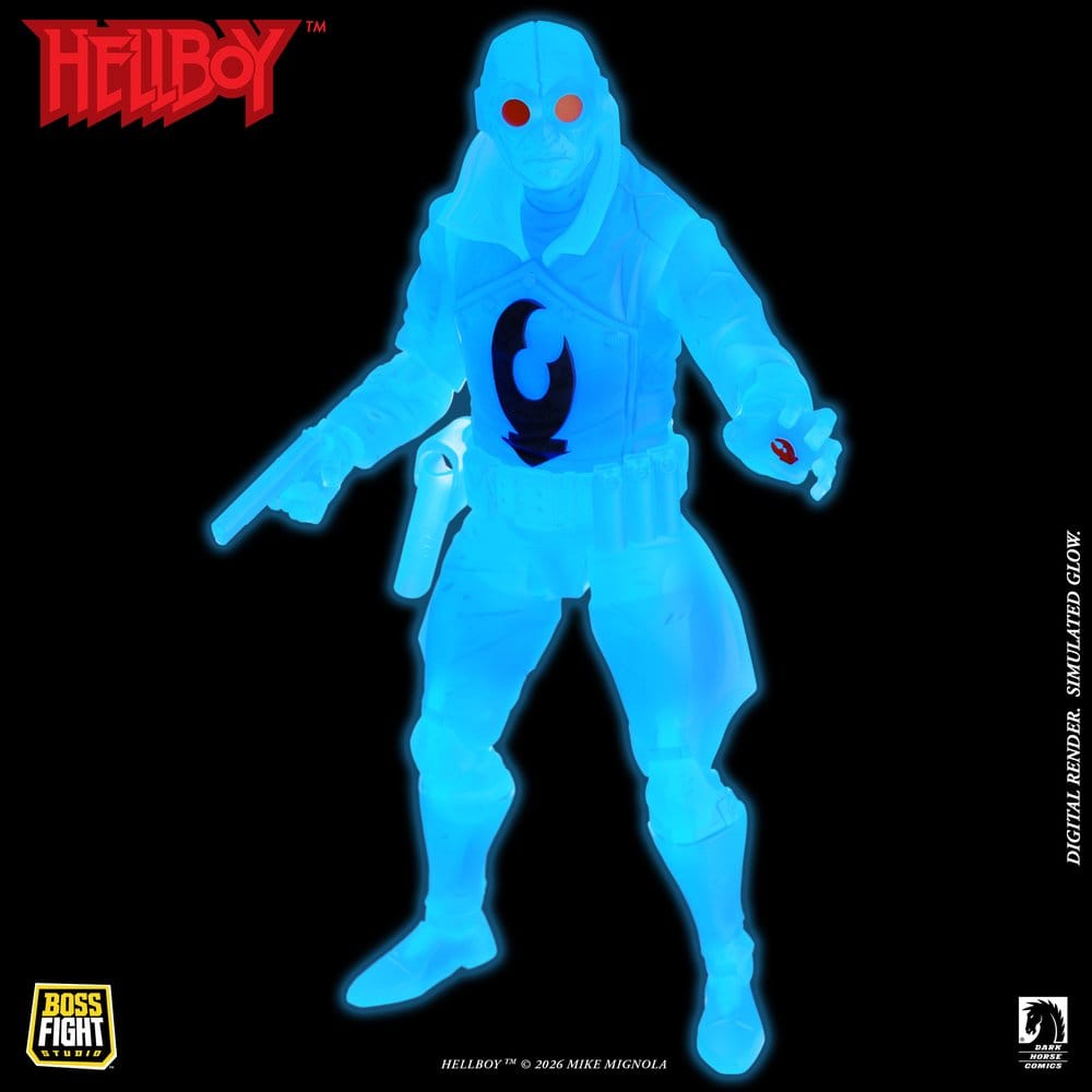 Lobster Johnson 1/12 Action Figure The Ghost of Lobster Johnson (Limited Edition) heo exclusive 17 cm 0814800025756