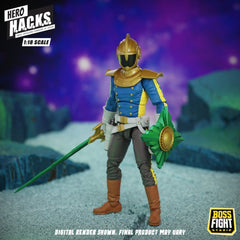 Hero H.A.C.K.S. Core Action Figure 1/18 Heroes and Villains Wave 1 Jett Steelblade: Stellar Knight of Accord 0814800025671