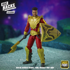 Hero H.A.C.K.S. Core Action Figure 1/18 Heroes and Villains Wave 1 Stellar Guard: Cosmic Defender of Accord 0814800025688