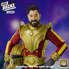 Hero H.A.C.K.S. Core Action Figure 1/18 Heroes and Villains Wave 1 Stellar Guard: Cosmic Defender of Accord 0814800025688