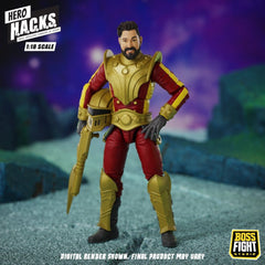 Hero H.A.C.K.S. Core Action Figure 1/18 Heroes and Villains Wave 1 Stellar Guard: Cosmic Defender of Accord 0814800025688