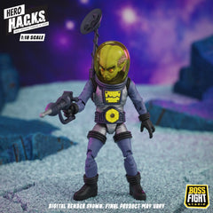Hero H.A.C.K.S. Core Action Figure 1/18 Heroes and Villains Wave 1 Zarko Resources Inc.: Galactic Prospectors 0814800025695