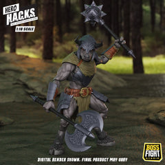 Hero H.A.C.K.S. Core Action Figure 1/18 Heroes and Villains Wave 1 Minos Auroxos: Labyrinthian Warrior 0814800025701