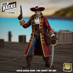 Hero H.A.C.K.S. Core Action Figure 1/18 Heroes and Villains Wave 1 John Bradford: Captain of the Temporal Voyager 0814800025732