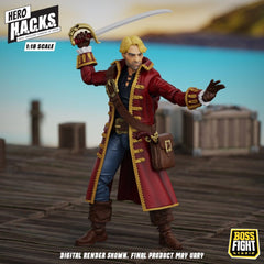 Hero H.A.C.K.S. Core Action Figure 1/18 Heroes and Villains Wave 1 John Bradford: Captain of the Temporal Voyager 0814800025732