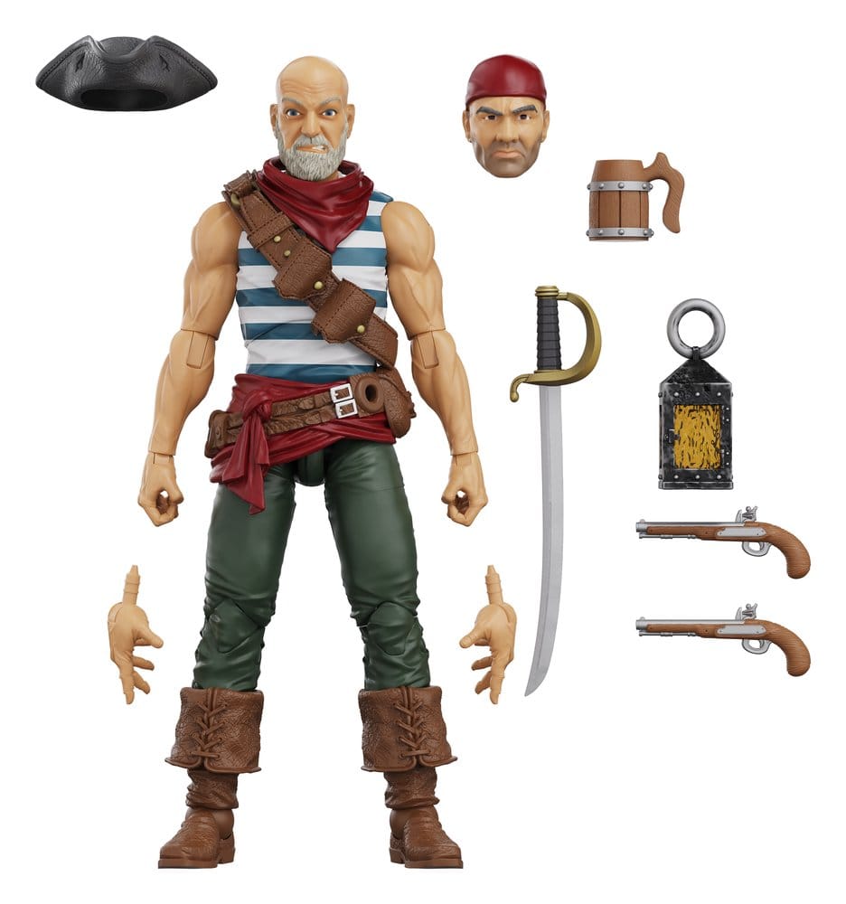 Hero H.A.C.K.S. Core Action Figure 1/18 Heroes and Villains Wave 1 Daniel Wright: Pirate Quartermaster 0814800025749